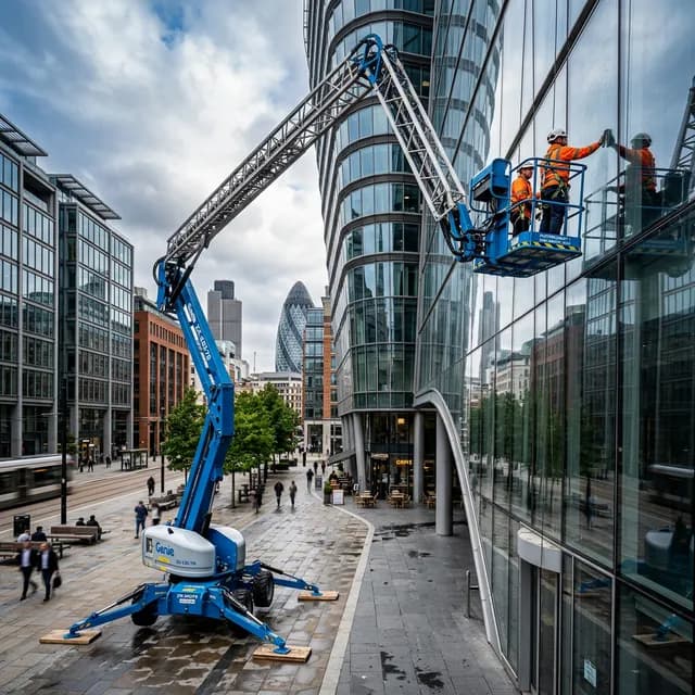 Eklemli (Z-Bom) Platformlar ile Engel Aşma ve Lüks Plazalarda Cephe Uygulamaları