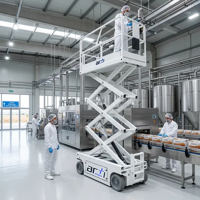 Aydın OSB Tarım Makinesi ve Gıda Fabrikaları Manlift Çözümleri