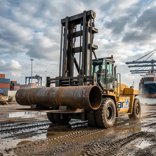 Ağır Tonajlı Dizel Forkliftler: Şantiye ve Lojistik Depo Performansı