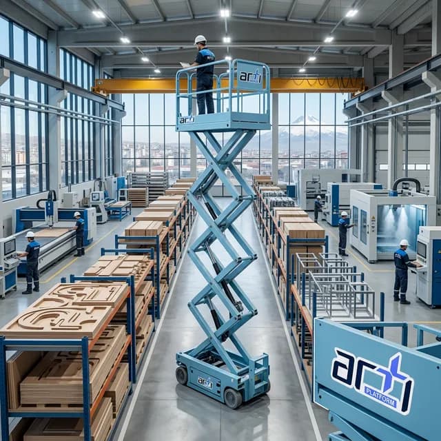 Kayseri OSB Mobilya ve Çelik Kapı Tesislerinde Platform Kiralama