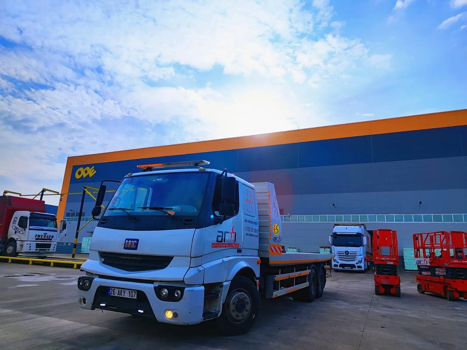 Gece Uygulaması - Manlift Kiralama