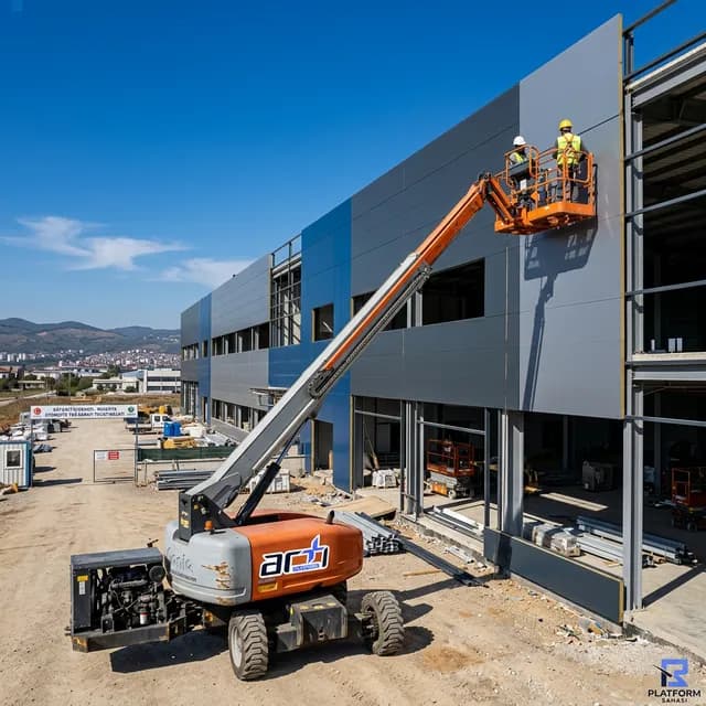 Sakarya Otomotiv Yan Sanayi ve Panel Montajı Manlift Kullanımı