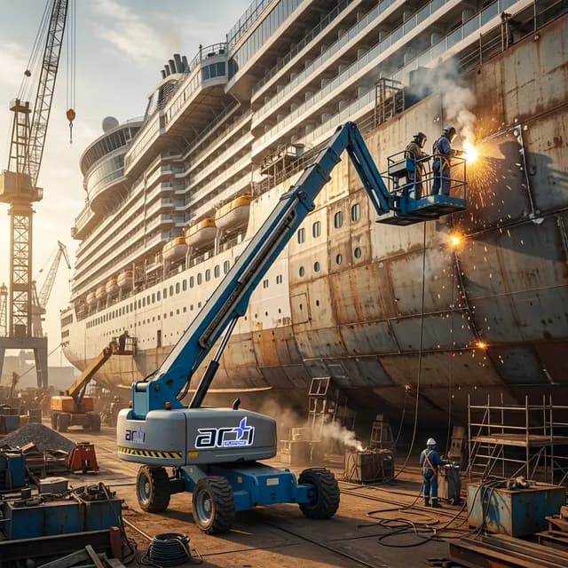 Tersane ve Gemi İnşaatında (Drydock) Mega Platform Operasyonları