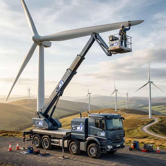 Rüzgar Enerji Santralleri (RES) ve Baraj Bakımları: Ekstrem Yükseklik